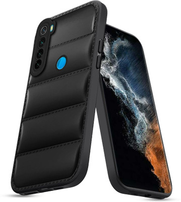 KARWAN Back Cover for Redmi Note 8(Black, Shock Proof, Silicon, Pack of: 1)