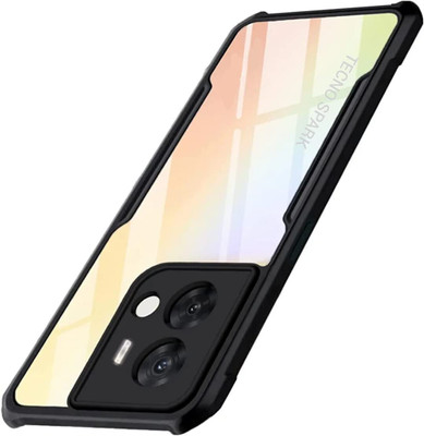 Finaux Back Cover for Tecno Spark Go 2023(Black, Shock Proof, Pack of: 1)