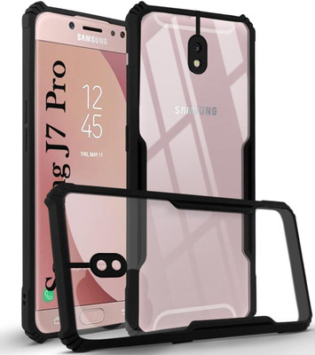 SMARTPOCKET Back Cover for Samsung Galaxy J7 Pro(Black, Pack of: 1)