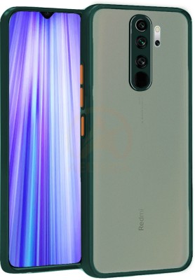 AelVouX Back Cover for Mi Redmi Note 8 Pro(Green, Dual Protection, Pack of: 1)