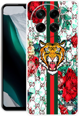 DIKRO Back Cover for Tecno Camon 30 5G, CL7K, , LOGO, SIGN, DESIGN, ART(Red, Flexible, Silicon, Pack of: 1)