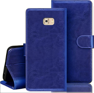Rofix star Flip Cover for SAMSUNG GALAXY C9 PRO(Blue, Dual Protection, Pack of: 1)