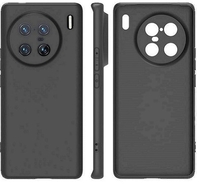 Empire Accessories Back Cover for vivo X90 Pro 5G soft flexible candy case(Black, Shock Proof, Silicon, Pack of: 1)