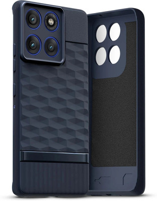 HUPSHY Back Cover for MOTOROLA Edge 60 Pro, Moto Edge 60 Pro 5G(Blue, Flexible, Silicon, Pack of: 1)