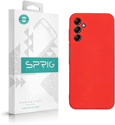 Sprig TPU Matte Back Cover for Sprig TPU Matte Back Cover for Samsung GAlaxy A14 5G (Red, Flexible Case, Pack of: 1)(Red, Grip Case, Pack of: 1)