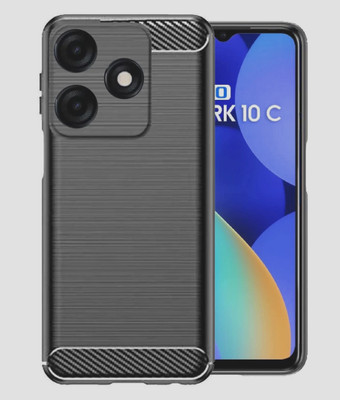 LILLIPUT Back Cover for Tecno Spark 10 4G(Black)