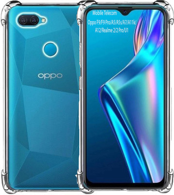 Outlier Back Cover for Oppo A7(Transparent, Silicon, Pack of: 1)