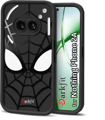 DARKFIT Back Cover for Nothing Phone (2a) 5G(Black, Flexible, Silicon, Pack of: 1)