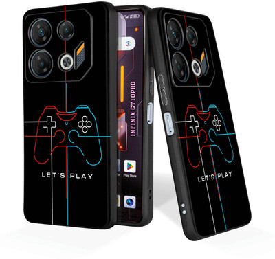 printwhiz Back Cover for Infinix GT 10 Pro(Black)