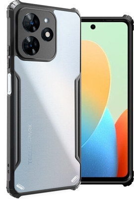 GLOBAL NOMAD Back Cover for Tecno Spark Go 2024(Black, Shock Proof, Pack of: 1)