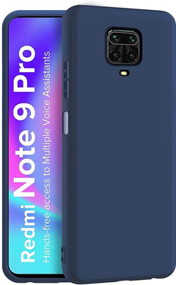 ZAMN Back Cover for REDMI NOTE 9 PRO MAX(Blue, Silicon, Pack of: 1)