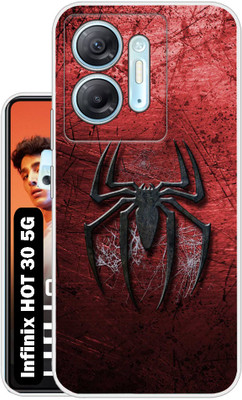 Case Club Back Cover for Infinix HOT 30 5G(Red, Grip Case, Silicon, Pack of: 1)