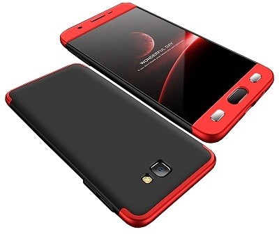 AKSP Back Cover for Dual-color finish,ultra-thin slim design for front&back Samsung Galaxy J7prime(Red, Black, Red, Dual Protection, Pack of: 1)