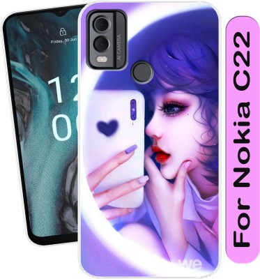 Coolcase Back Cover for Nokia C22(Multicolor, Flexible, Silicon, Pack of: 1)