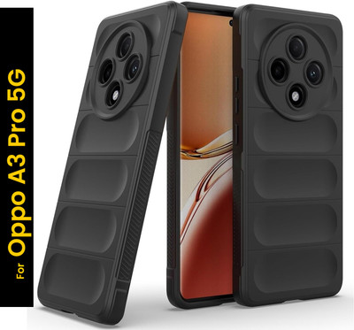Stunny Back Cover for Oppo A3 Pro 5G -dp3(Black, Shock Proof, Silicon, Pack of: 1)