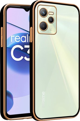 BOZTI Back Cover for Realme C35(Black, 3D Case, Pack of: 1)