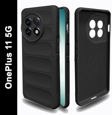 Artistque Back Cover for OnePlus 11 5G(Black, Flexible, Silicon, Pack of: 1)