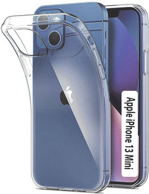 iCopertina Back Cover for Apple iPhone 13 mini(Transparent, Flexible, Silicon, Pack of: 1)