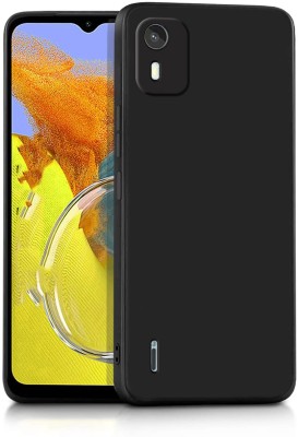 Lilliput Back Cover for Nokia C12 Pro(Black, Grip Case, Silicon, Pack of: 1)