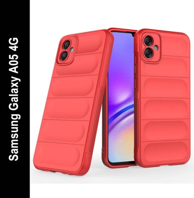 Casotec Back Cover for Samsung Galaxy A05 4G(Red, Silicon, Pack of: 1)