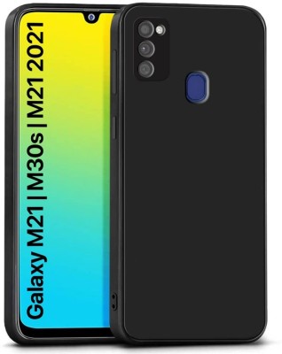 Aaralhub Back Cover for Samsung Galaxy M21 2021(Black, Camera Bump Protector, Pack of: 1)