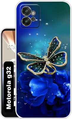 Case Club Back Cover for MOTOROLA G32(Blue, Grip Case, Silicon, Pack of: 1)