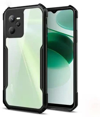 LILLIPUT Back Cover for Realme C35(Black, Pack of: 1)