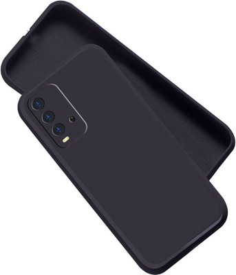 Artistque Back Cover for Redmi 9 Power(Black, Matte Finish, Silicon, Pack of: 1)