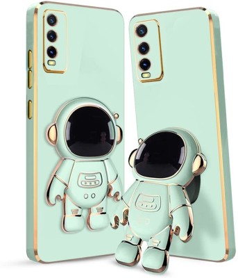 Clicklord Back Cover for Vivo Y20(Green, 3D Case, Silicon, Pack of: 1)