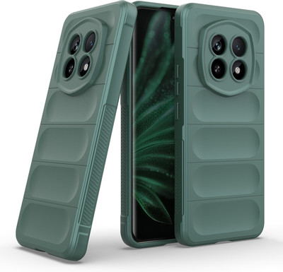 GLOBAL NOMAD Back Cover for Realme P2 Pro 5G(Green, 3D Case, Silicon, Pack of: 1)