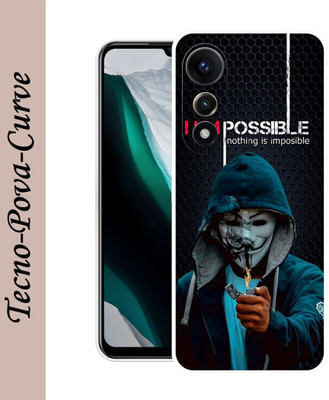 JAIKARA Back Cover for Tecno Pova Curve(Multicolor, Dual Protection, Silicon, Pack of: 1)