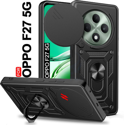 AESTMO Back Cover for Oppo F27 5G(Black, Slider, Pack of: 1)