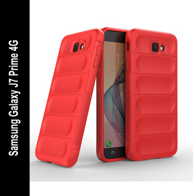 Casotec Back Cover for Samsung Galaxy J7 Prime 4G(Red, Silicon, Pack of: 1)