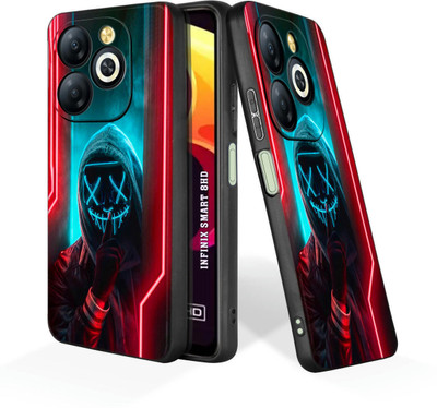 FeelWhiz Back Cover for Infinix Smart 8 Hd, Tecno Spark GO 2024, Tecno Spark 20C, Tecno Pop 8(Black)