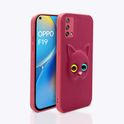 Pikkme Back Cover for Oppo F19(Pink, Camera Bump Protector, Pack of: 1)