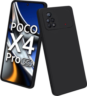 DMJHP Back Cover for Poco X4 Pro 5G(Black, Pack of: 1)