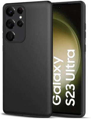 AKSP Back Cover for Samsung Galaxy S23 Ultra 5G Slim Fit Protective Design(Black, Flexible, Pack of: 1)
