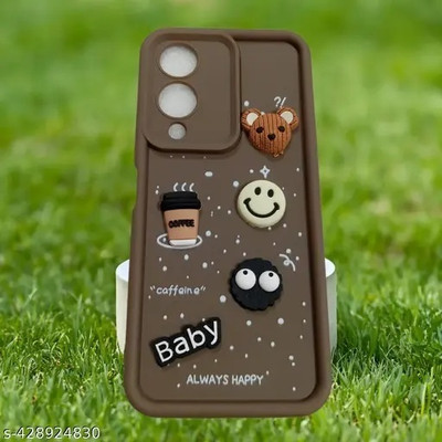 Seetu Back Cover for Vivo Y17s/ Vivo Y28(Brown)