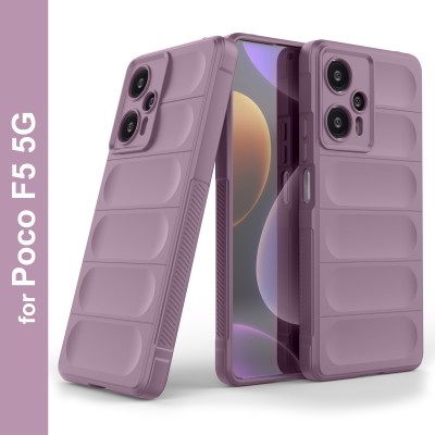 GLOBAL NOMAD Back Cover for Poco F5 5G(Purple, Grip Case, Silicon, Pack of: 1)