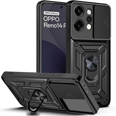 Flipkart SmartBuy Back Cover for Oppo Reno 14 Pro 5G(Black, Slider, Pack of: 1)
