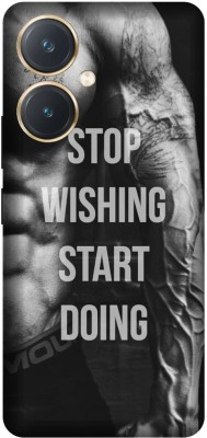 ORBIQE Back Cover for Vivo Y27 GYM, FITNESS, WORKOUT, STOP WISHING START DOING(Multicolor, Hard Case, Pack of: 1)