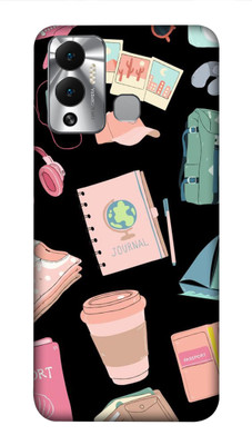 NDCOM Back Cover for INFINIX HOT 12 PLAY 4G(Multicolor, Hard Case, Pack of: 1)