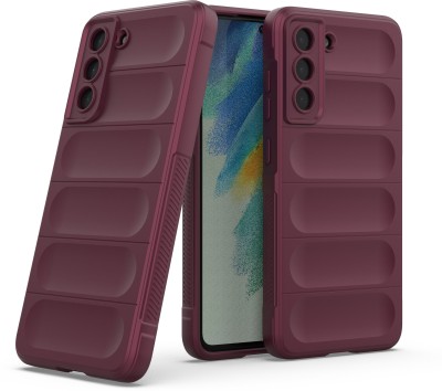 Mobile Mart Back Cover for SAMSUNG Galaxy S21 FE 5G(Maroon, Camera Bump Protector, Pack of: 1)