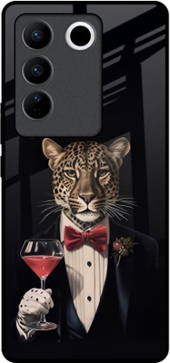 Hocopoco Back Cover for Vivo V27 5G(Black, Grip Case, Pack of: 1)