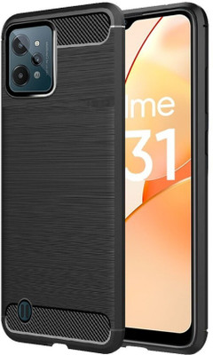 SRT Back Cover for Realme C31(Black, Pack of: 1)