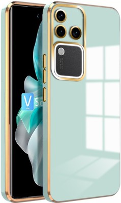 KARWAN Back Cover for Vivo V30(Green, Stand, Pack of: 1)