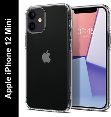 Spigen Liquid Crystal Back Cover for Apple iPhone 12 mini(Transparent, Flexible, Pack of: 1)