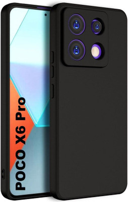 DMJHP Back Cover for Poco X6 Pro 5G(Black, Pack of: 1)