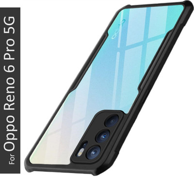 KWINE CASE Back Cover for Oppo Reno 6 Pro 5G(Black, Shock Proof, Pack of: 1)