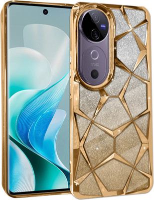gadvik Back Cover for Vivo V40 5G(Gold, Shock Proof, Pack of: 1)
